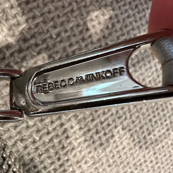 Rebecca Minkoff Silver Leather Crossbody Bag - Picture 6 of 11